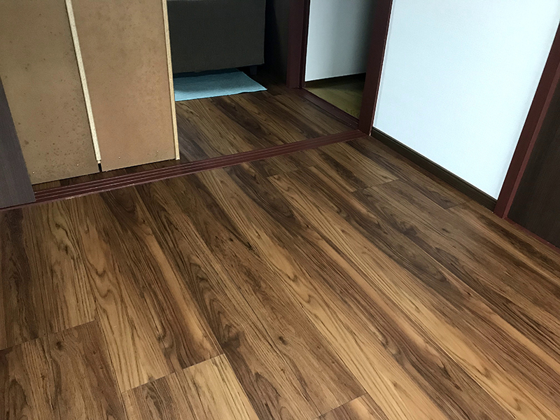 和風から洋風の部屋へ